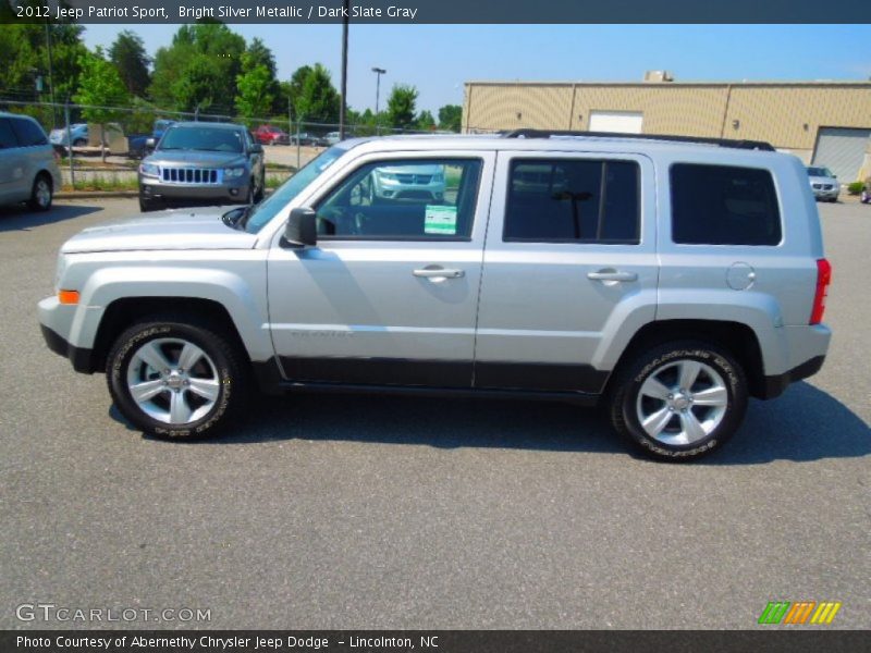 Bright Silver Metallic / Dark Slate Gray 2012 Jeep Patriot Sport
