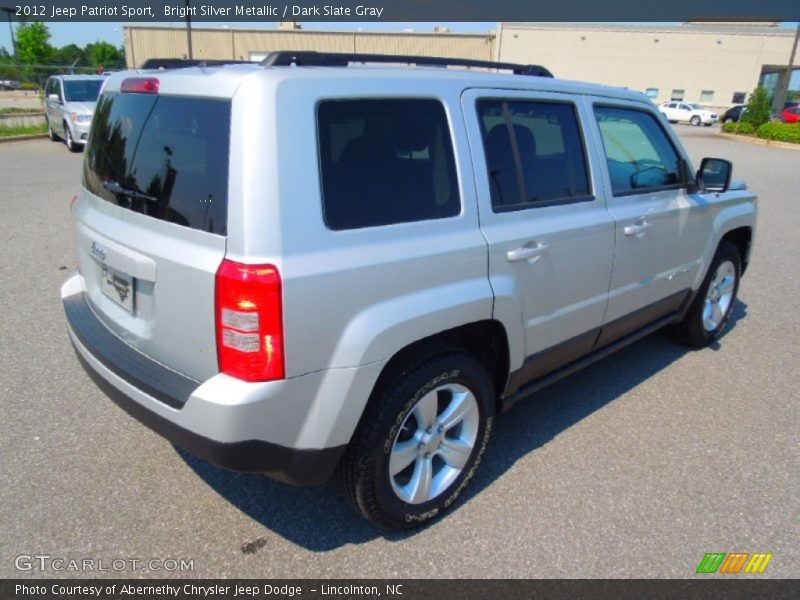 Bright Silver Metallic / Dark Slate Gray 2012 Jeep Patriot Sport