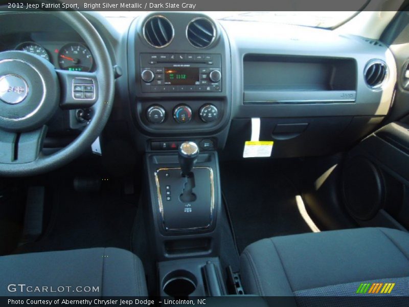 Bright Silver Metallic / Dark Slate Gray 2012 Jeep Patriot Sport