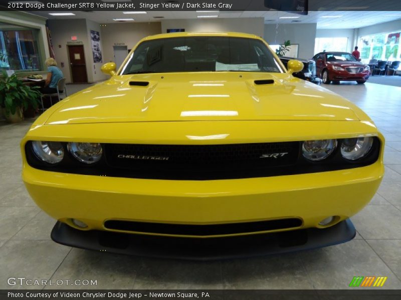 Stinger Yellow / Dark Slate Gray 2012 Dodge Challenger SRT8 Yellow Jacket