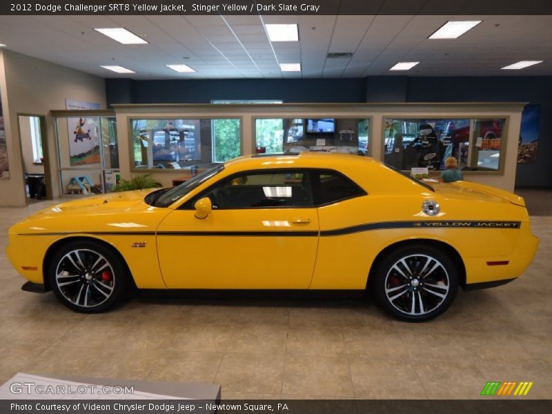 Stinger Yellow / Dark Slate Gray 2012 Dodge Challenger SRT8 Yellow Jacket
