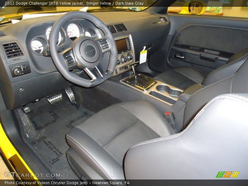 Stinger Yellow / Dark Slate Gray 2012 Dodge Challenger SRT8 Yellow Jacket