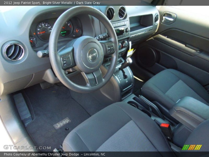 Bright Silver Metallic / Dark Slate Gray 2012 Jeep Patriot Sport