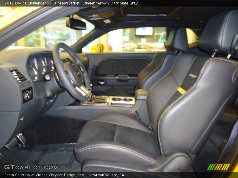 Stinger Yellow / Dark Slate Gray 2012 Dodge Challenger SRT8 Yellow Jacket