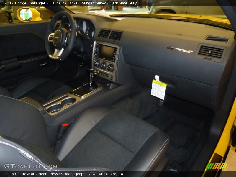 Stinger Yellow / Dark Slate Gray 2012 Dodge Challenger SRT8 Yellow Jacket