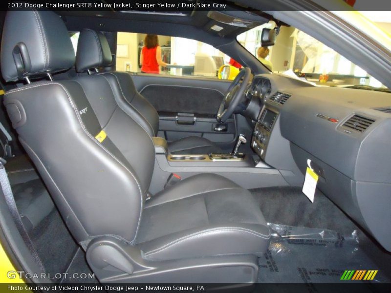 Stinger Yellow / Dark Slate Gray 2012 Dodge Challenger SRT8 Yellow Jacket