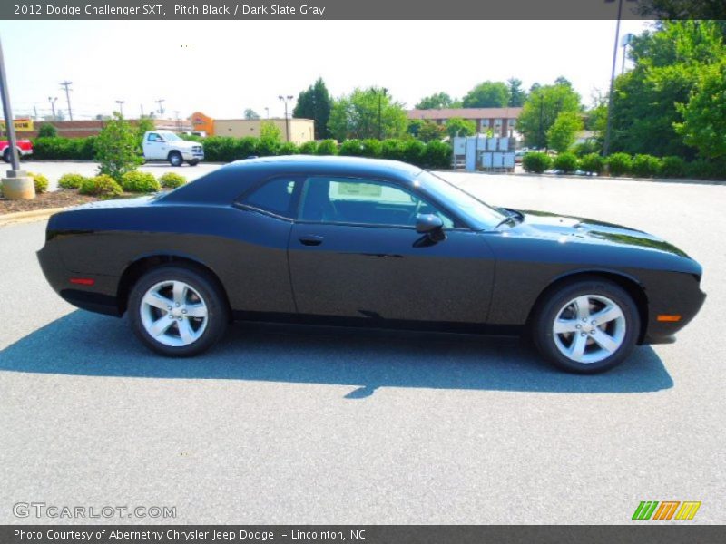 Pitch Black / Dark Slate Gray 2012 Dodge Challenger SXT