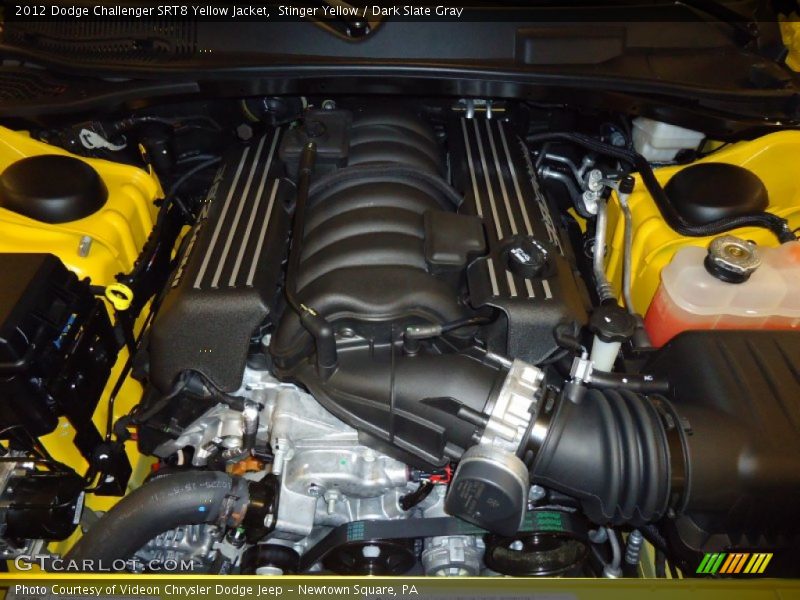 Stinger Yellow / Dark Slate Gray 2012 Dodge Challenger SRT8 Yellow Jacket