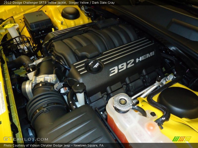 Stinger Yellow / Dark Slate Gray 2012 Dodge Challenger SRT8 Yellow Jacket