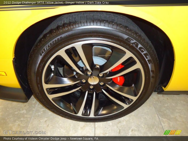 Stinger Yellow / Dark Slate Gray 2012 Dodge Challenger SRT8 Yellow Jacket