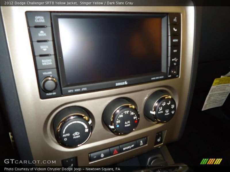 Stinger Yellow / Dark Slate Gray 2012 Dodge Challenger SRT8 Yellow Jacket