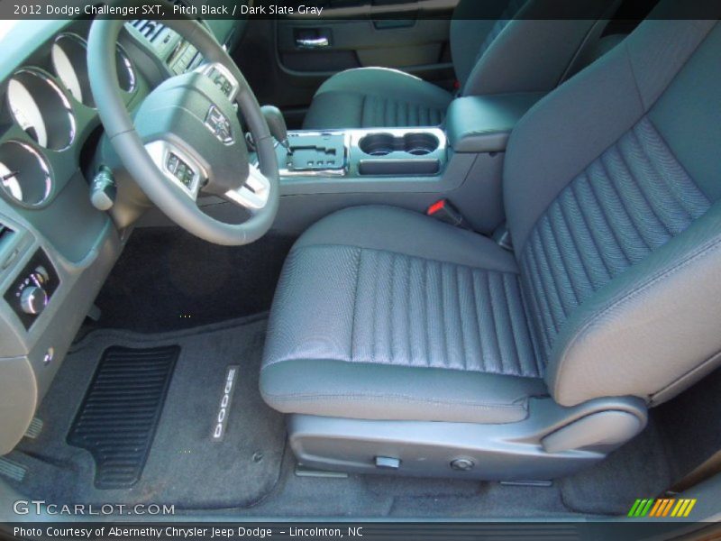 Pitch Black / Dark Slate Gray 2012 Dodge Challenger SXT