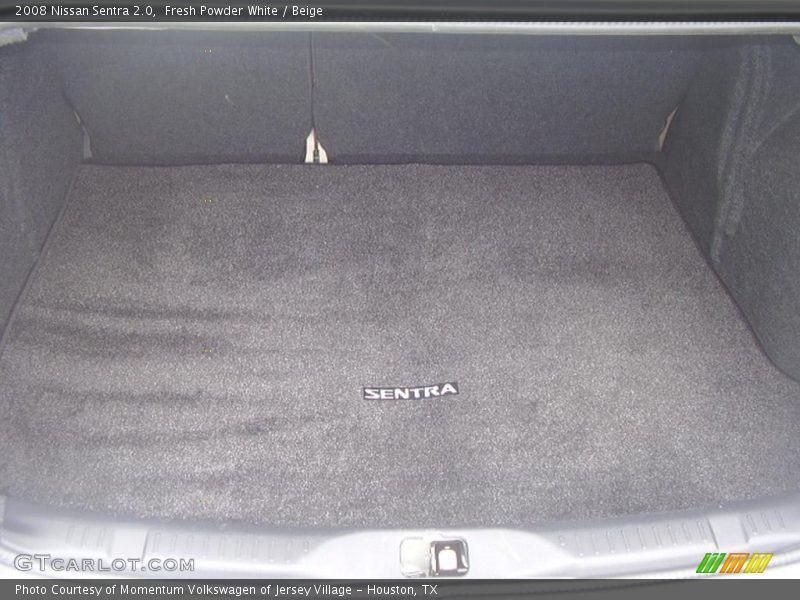 Fresh Powder White / Beige 2008 Nissan Sentra 2.0