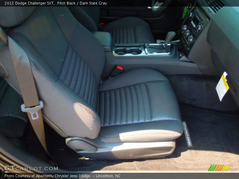 Pitch Black / Dark Slate Gray 2012 Dodge Challenger SXT