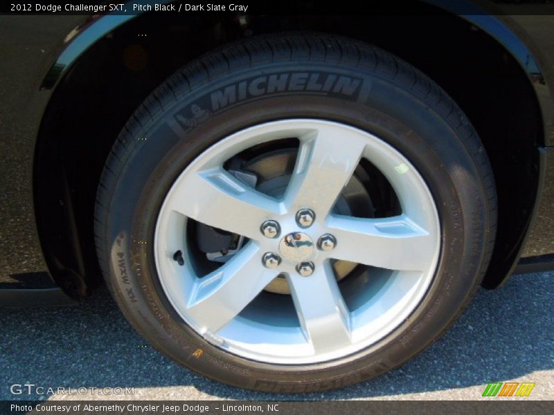 Pitch Black / Dark Slate Gray 2012 Dodge Challenger SXT