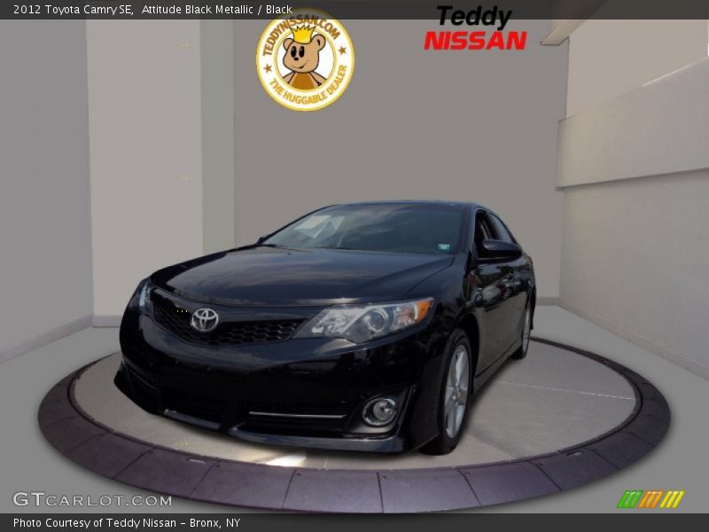 Attitude Black Metallic / Black 2012 Toyota Camry SE