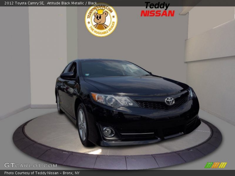 Attitude Black Metallic / Black 2012 Toyota Camry SE