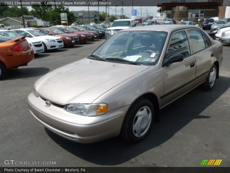 Cashmere Taupe Metallic / Light Neutral 2001 Chevrolet Prizm