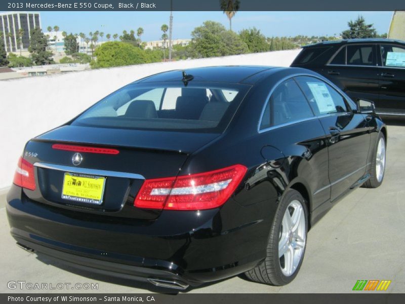 Black / Black 2013 Mercedes-Benz E 550 Coupe