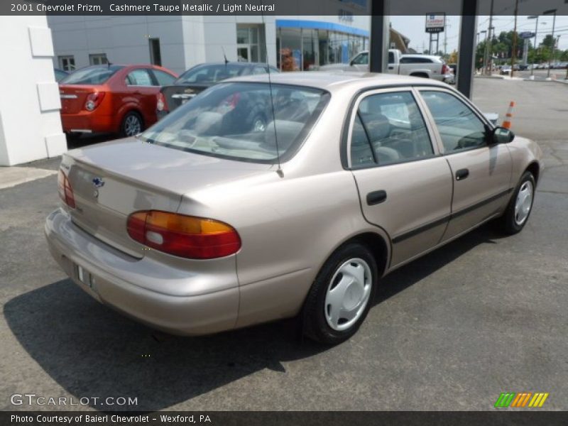 Cashmere Taupe Metallic / Light Neutral 2001 Chevrolet Prizm