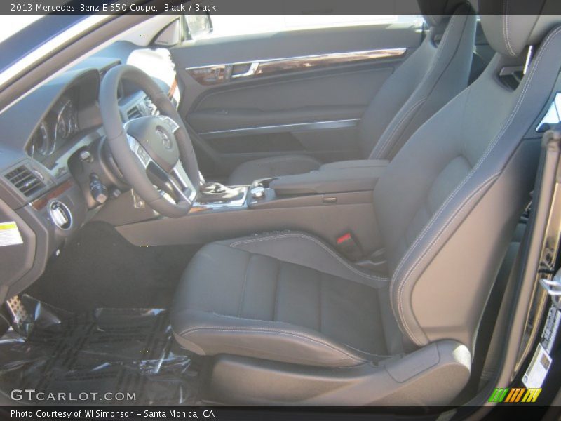  2013 E 550 Coupe Black Interior