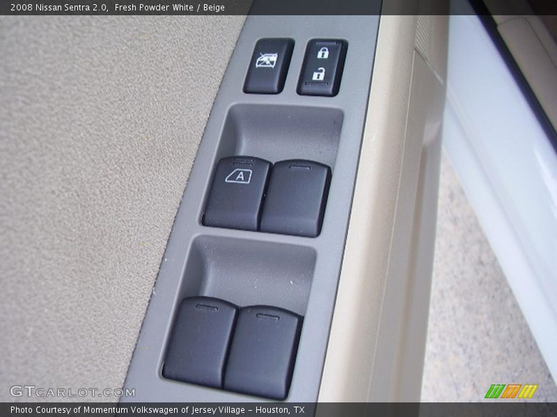 Fresh Powder White / Beige 2008 Nissan Sentra 2.0