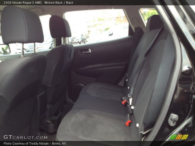 Wicked Black / Black 2009 Nissan Rogue S AWD