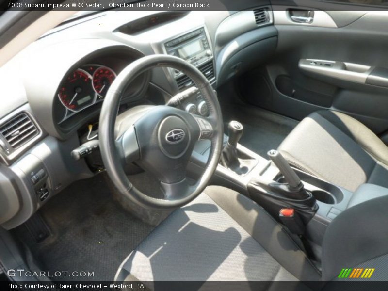 Obsidian Black Pearl / Carbon Black 2008 Subaru Impreza WRX Sedan