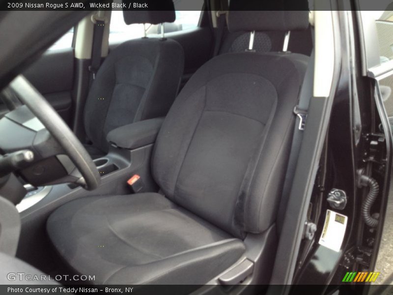Wicked Black / Black 2009 Nissan Rogue S AWD