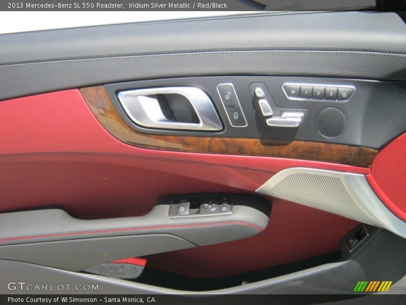 Iridium Silver Metallic / Red/Black 2013 Mercedes-Benz SL 550 Roadster