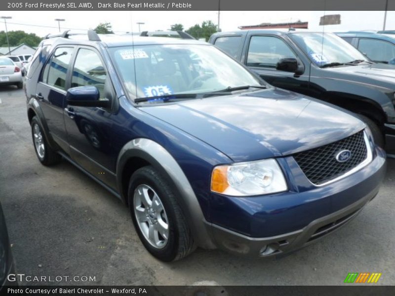 Dark Blue Pearl Metallic / Pebble 2005 Ford Freestyle SEL AWD