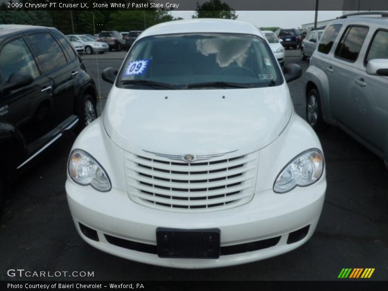 Stone White / Pastel Slate Gray 2009 Chrysler PT Cruiser LX