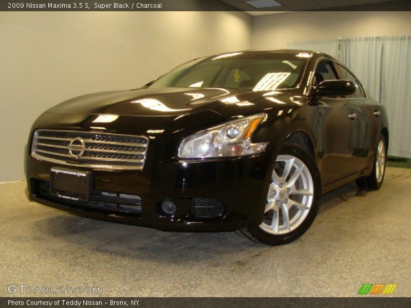 Super Black / Charcoal 2009 Nissan Maxima 3.5 S