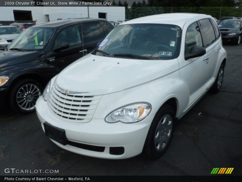 Stone White / Pastel Slate Gray 2009 Chrysler PT Cruiser LX