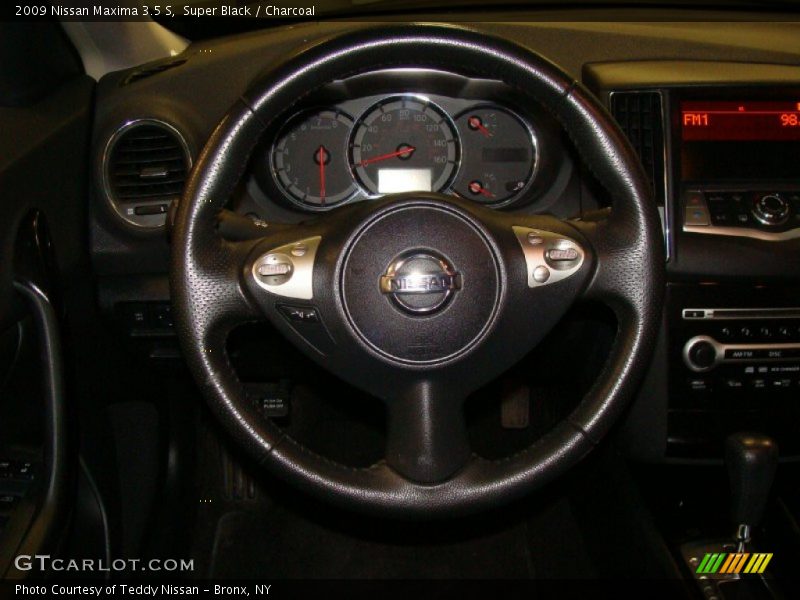 Super Black / Charcoal 2009 Nissan Maxima 3.5 S