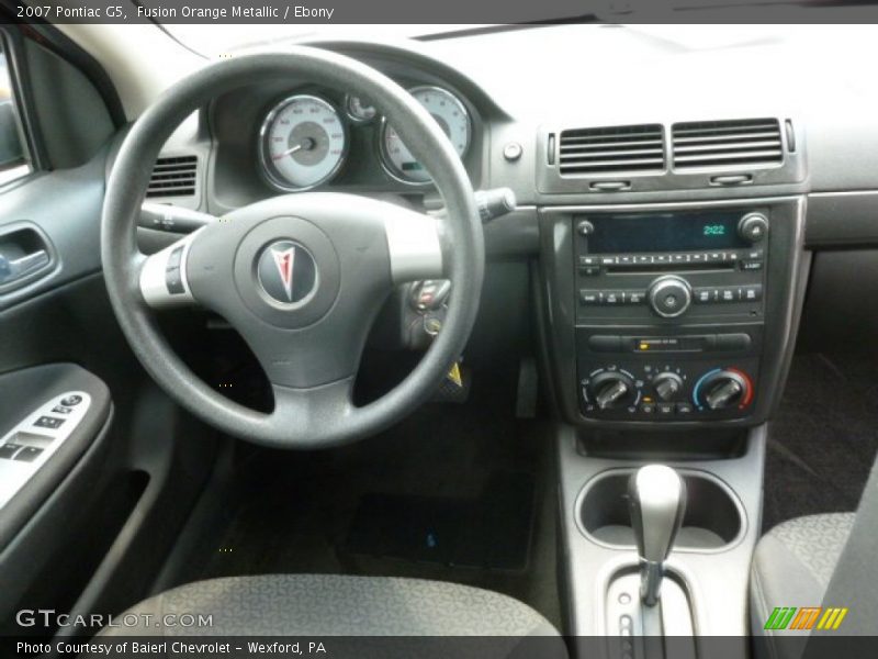 Fusion Orange Metallic / Ebony 2007 Pontiac G5