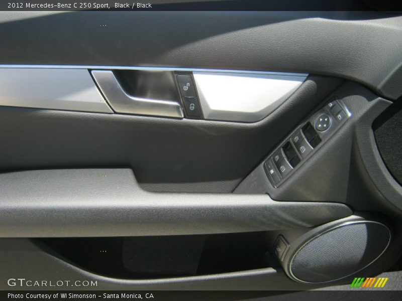Black / Black 2012 Mercedes-Benz C 250 Sport