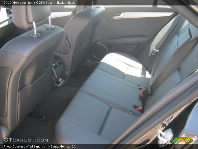 Black / Black 2012 Mercedes-Benz C 250 Sport
