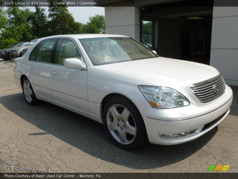 Crystal White / Cashmere 2005 Lexus LS 430 Sedan