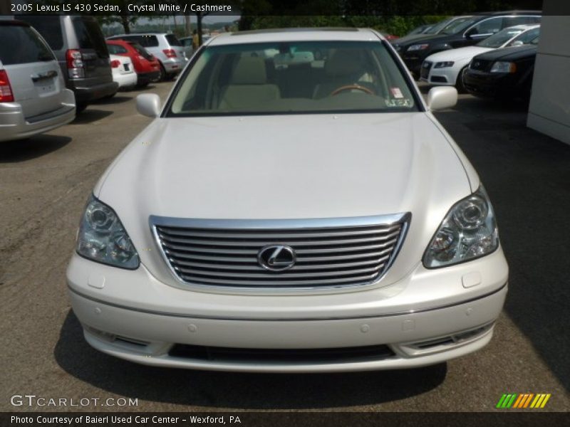 Crystal White / Cashmere 2005 Lexus LS 430 Sedan