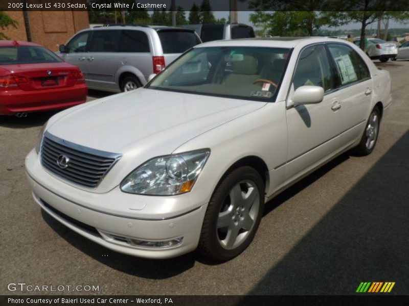 Crystal White / Cashmere 2005 Lexus LS 430 Sedan