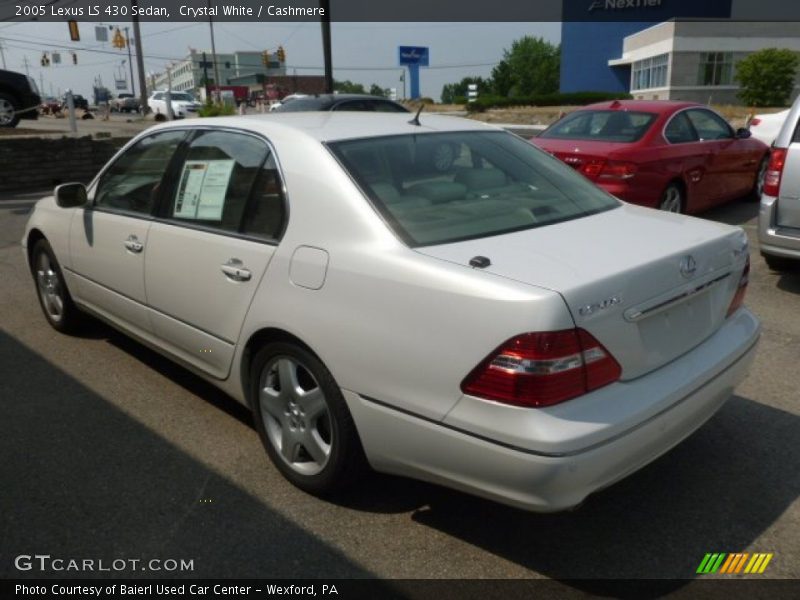 Crystal White / Cashmere 2005 Lexus LS 430 Sedan