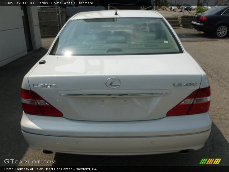 Crystal White / Cashmere 2005 Lexus LS 430 Sedan