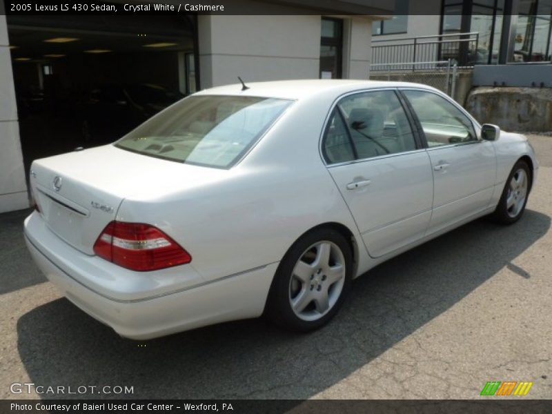 Crystal White / Cashmere 2005 Lexus LS 430 Sedan