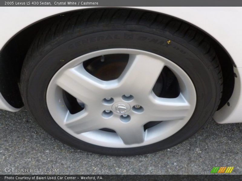 Crystal White / Cashmere 2005 Lexus LS 430 Sedan