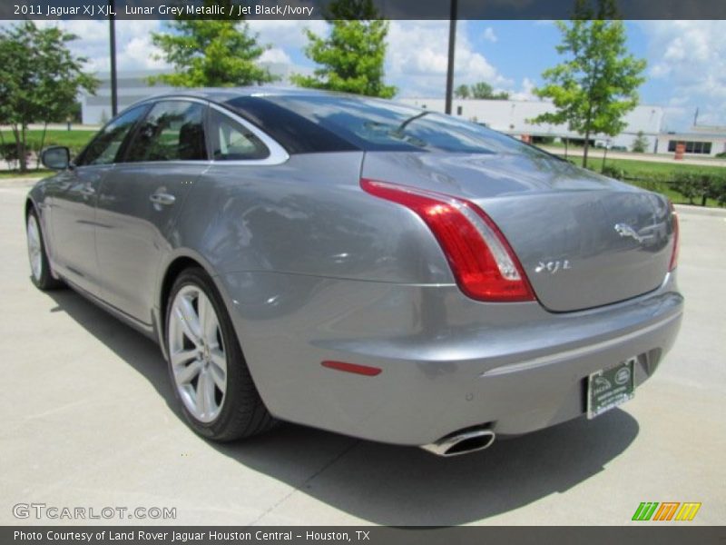Lunar Grey Metallic / Jet Black/Ivory 2011 Jaguar XJ XJL