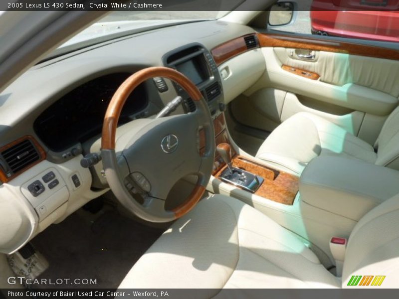 Crystal White / Cashmere 2005 Lexus LS 430 Sedan