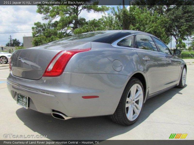 Lunar Grey Metallic / Jet Black/Ivory 2011 Jaguar XJ XJL