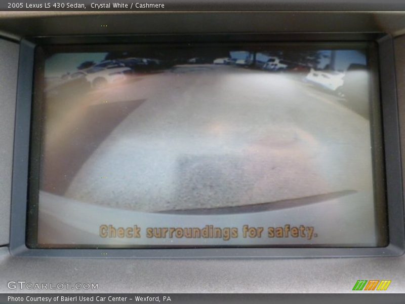 Crystal White / Cashmere 2005 Lexus LS 430 Sedan