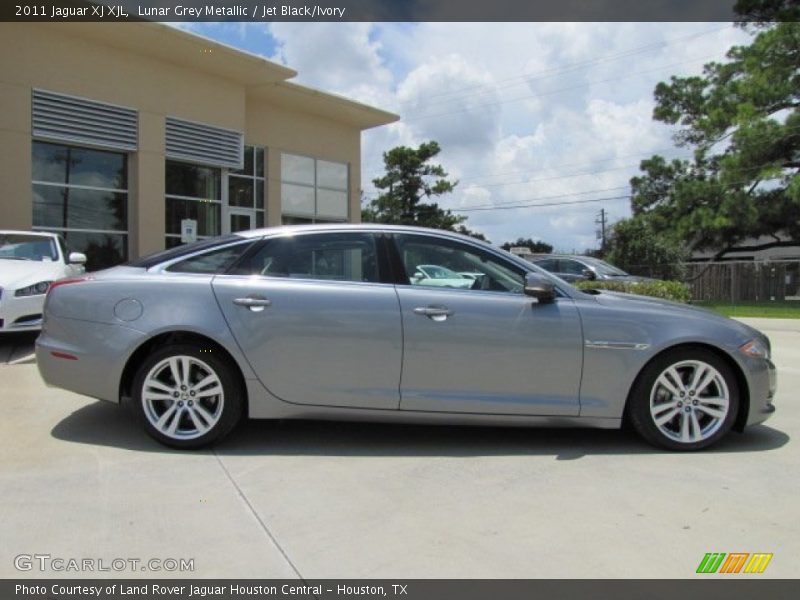 Lunar Grey Metallic / Jet Black/Ivory 2011 Jaguar XJ XJL